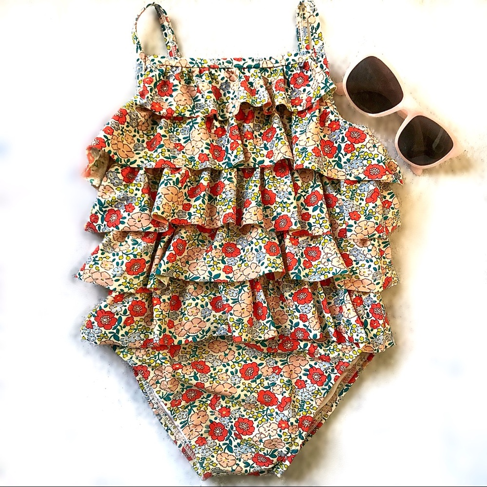 Mini Boden toddler girl swimsuit 2/3 VGUC